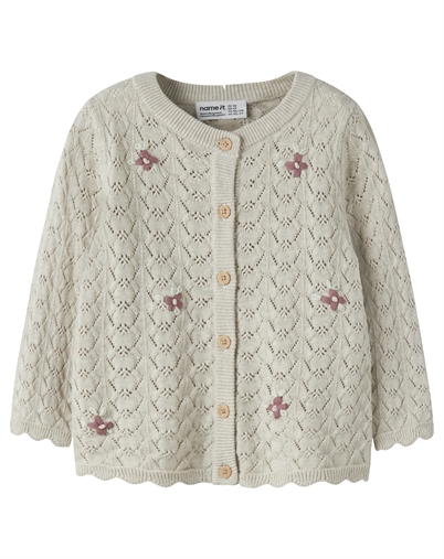 Name It - NMFHimali Strickcardigan - Peyote Melange